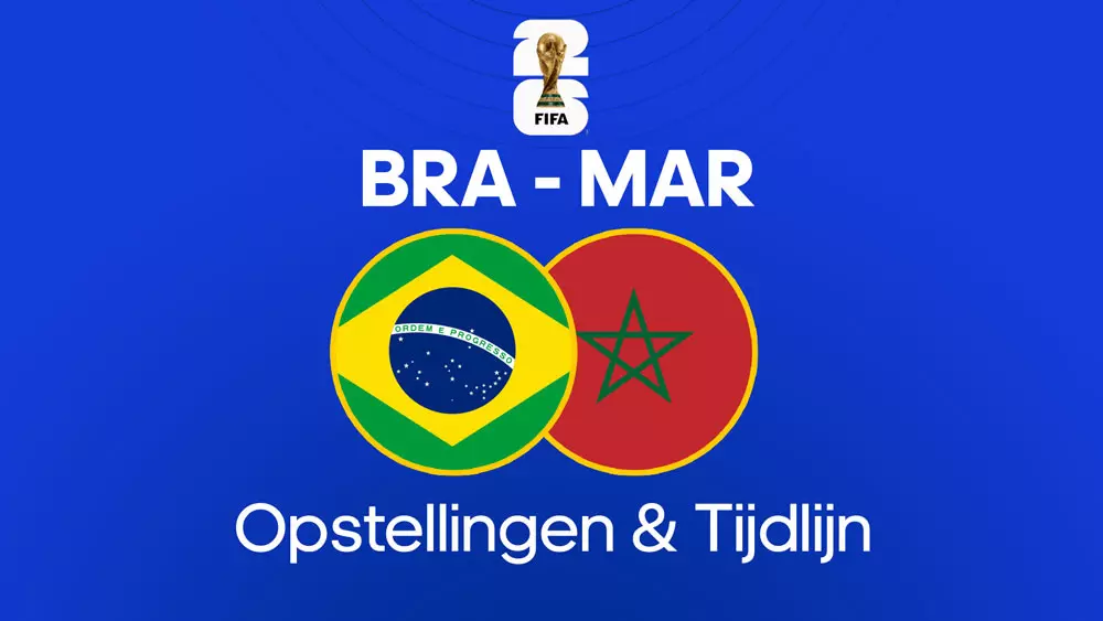 brazilie marokko opstellingen tijdlijn