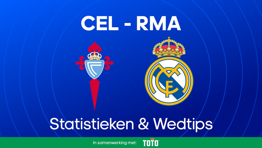 celta de vigo real madrid voorspelling opstellingen statistieken