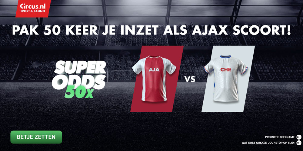 Super Odds Chelsea Ajax 50x