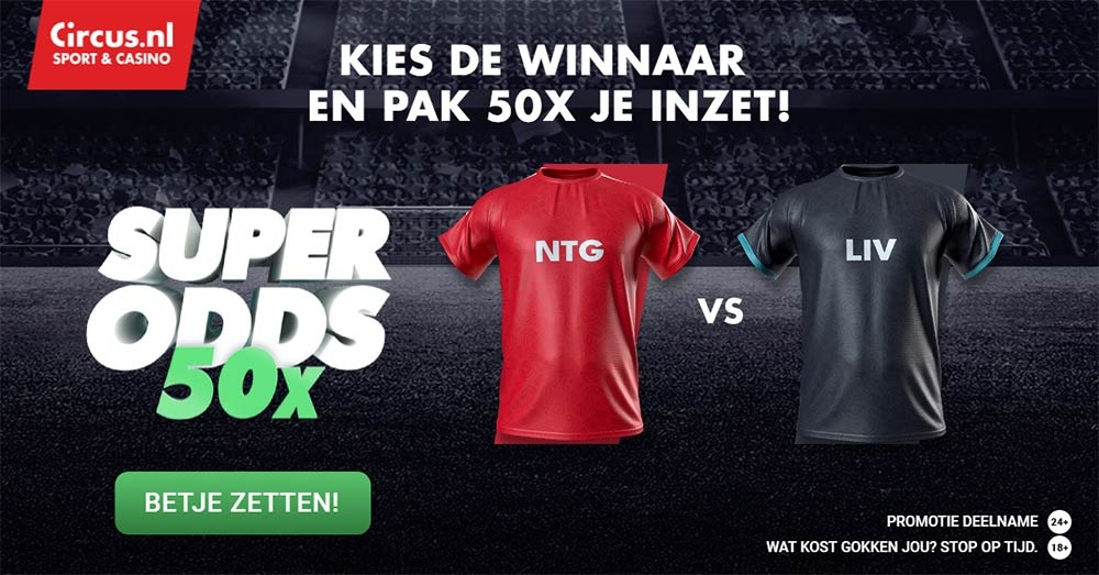 circus nottingham forest fc liverpool fc superodds 50x inzet