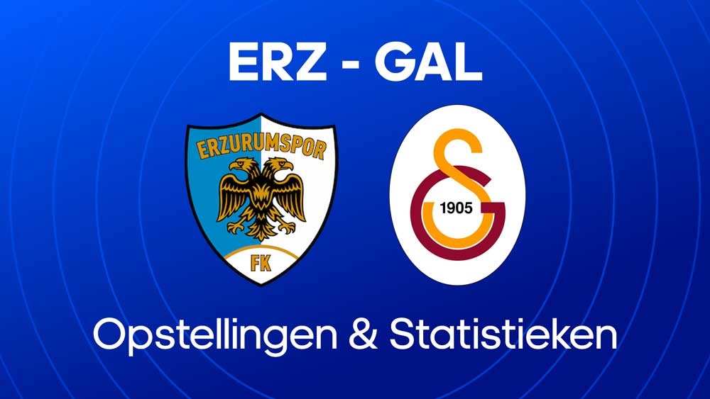 erzurumspor fk galatasaray opstellingen statistieken voorspelling