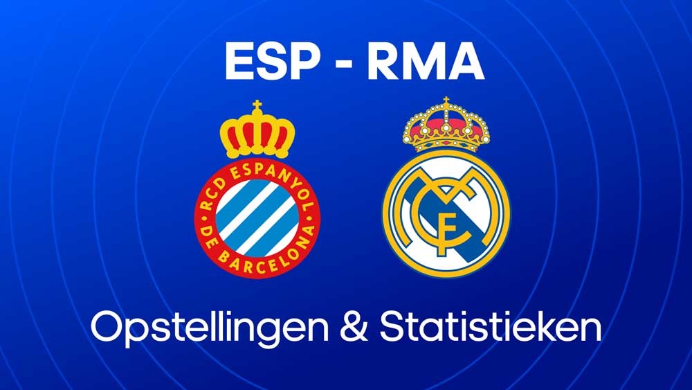 espanyol real madrid opstellingen statistieken voorspelling