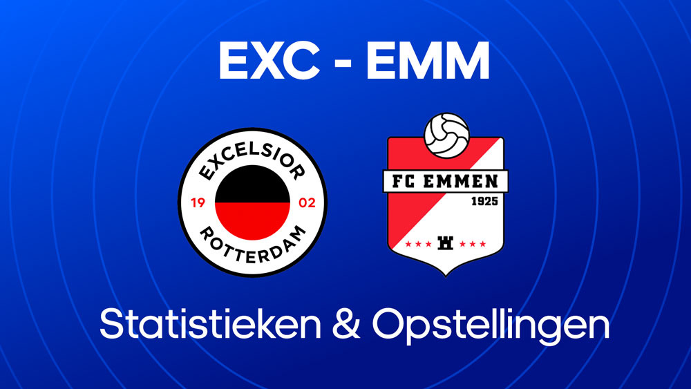 excelsior fc emmen opstellingen tijdlijn