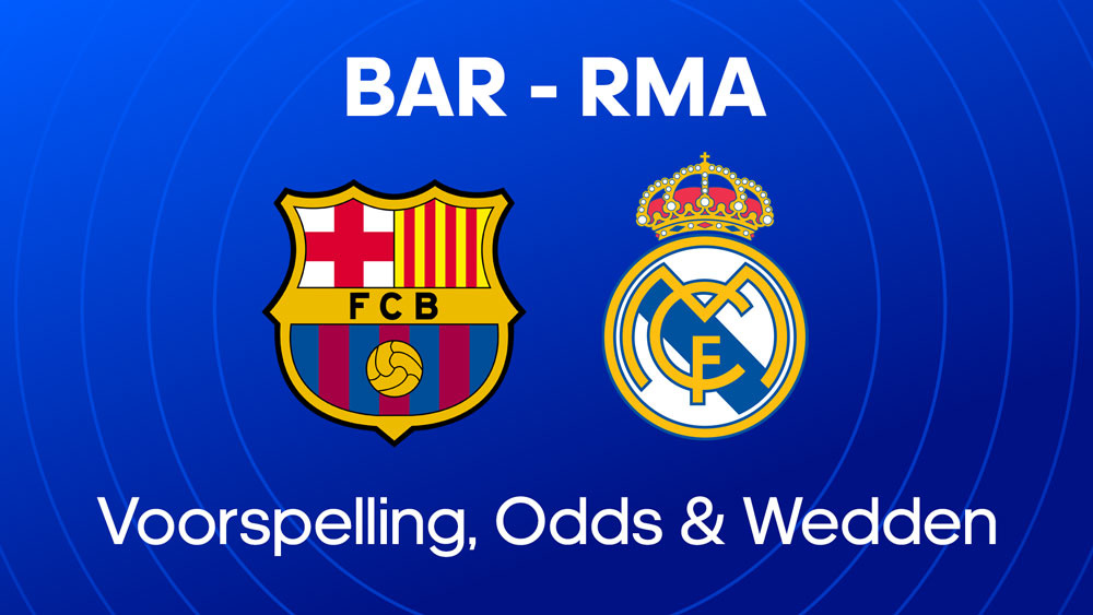 fc barcelona real madrid voorspelling tips odds wedden