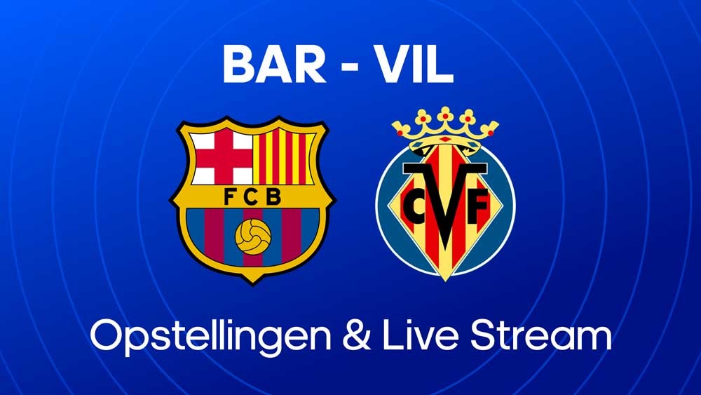 fc barcelona villarreal opstellingen statistieken