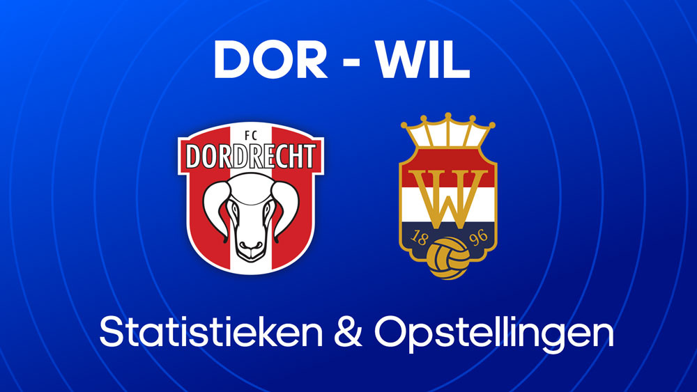 fc dordrecht willen ii opstellingen tijdlijn