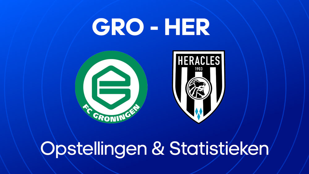 fc groningen heracles opstellingen statistieken