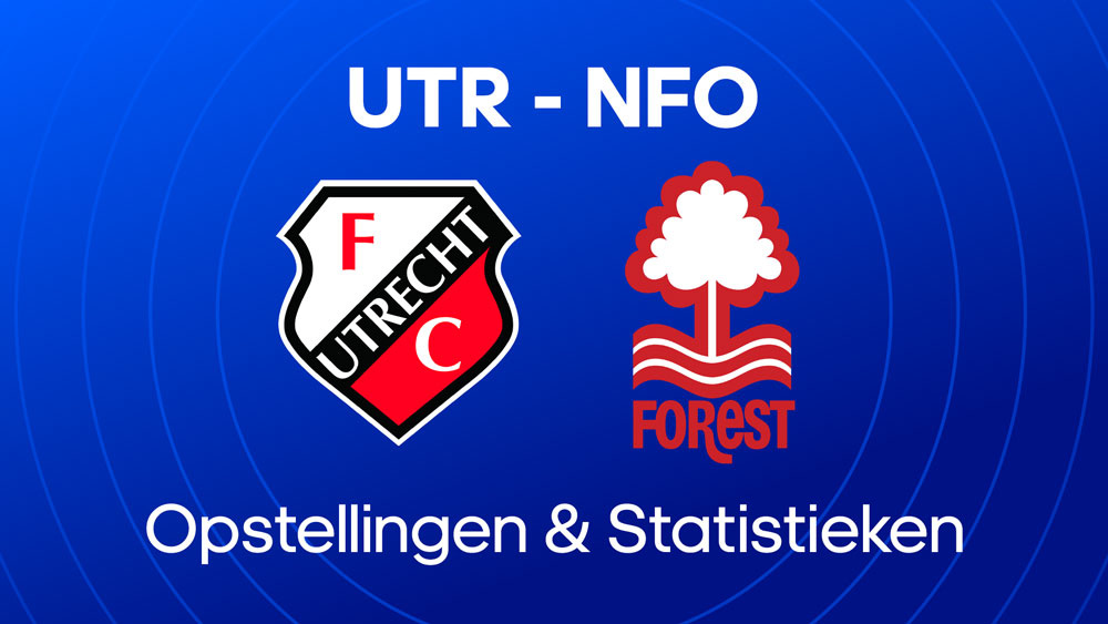 fc utrecht nottingham forest opstellingen statistieken
