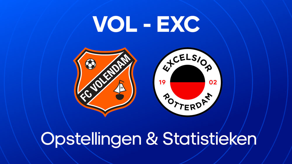 fc volendam excelsior statistieken tijdlijn