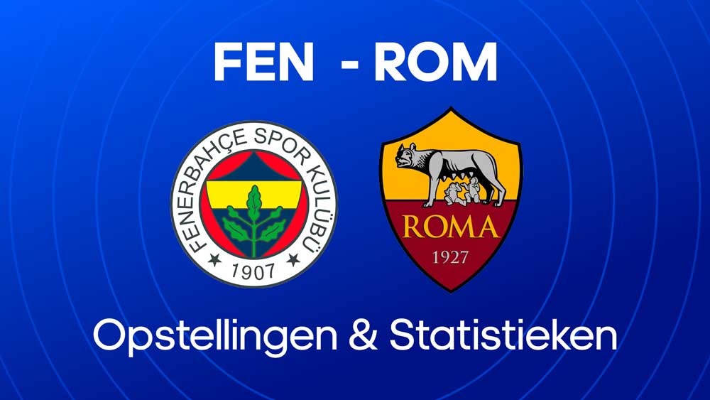 fenerbahce as roma opstellingen statistieken