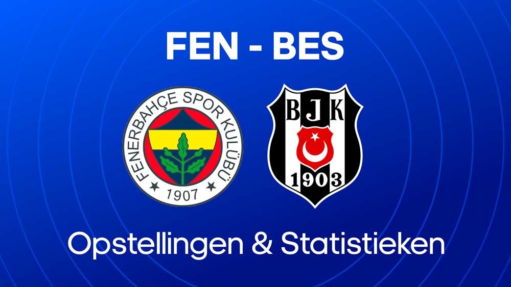 fenerbahce besiktas opstellingen statistieken