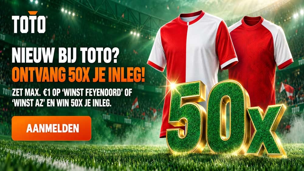 feyenoord az toto wedden 50x