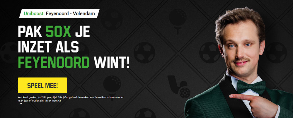 feyenoord fc volendam unibet 50x