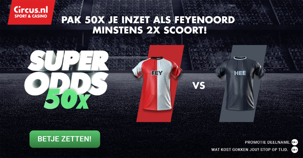 feyenoord heerenveen 50x je inzet circus