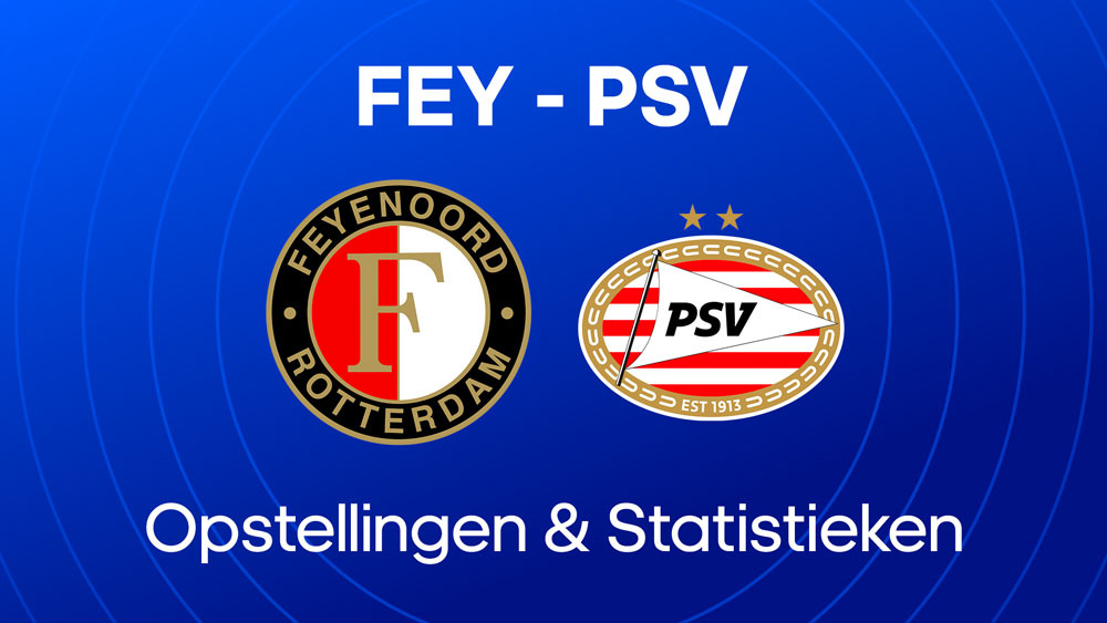 Feyenoord PSV Opstellingen Statistieken