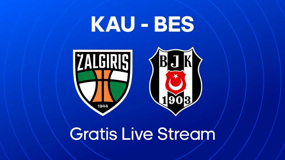 fk kauno zalgiris besiktas live stream
