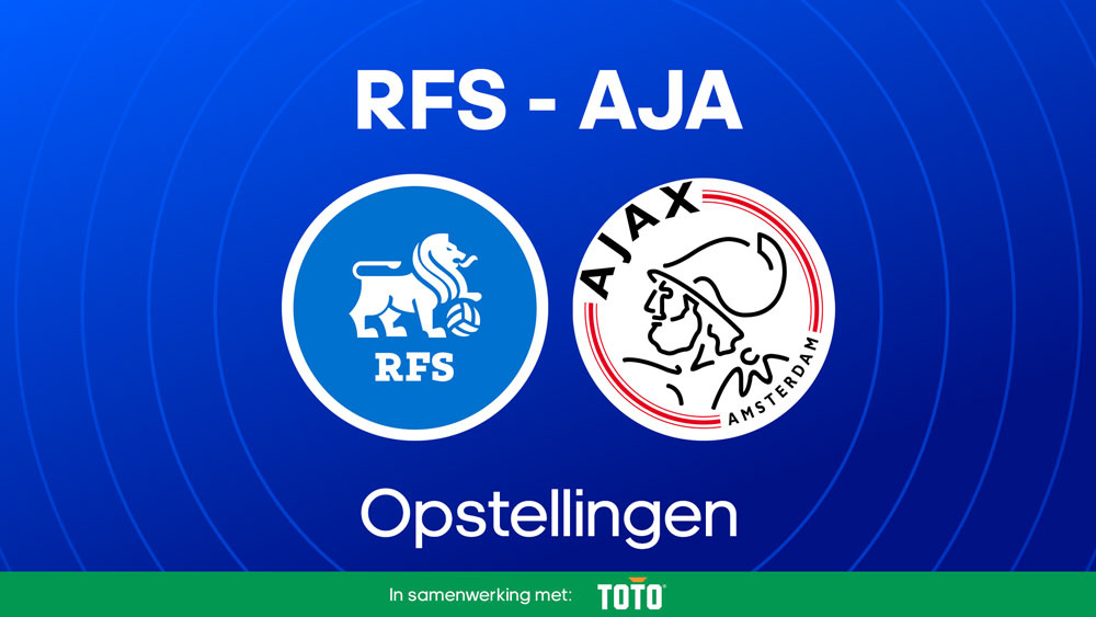 rk rfs ajax opstellingen