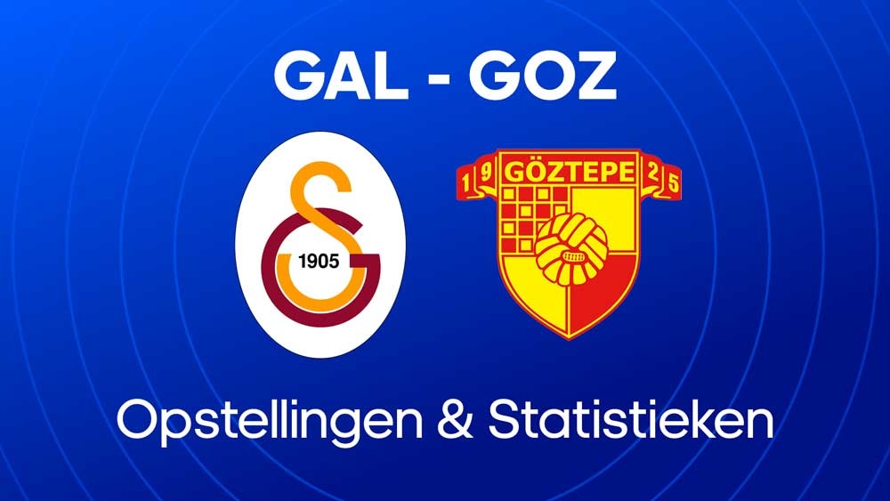 galatasaray goztepe opstellingen statistieken