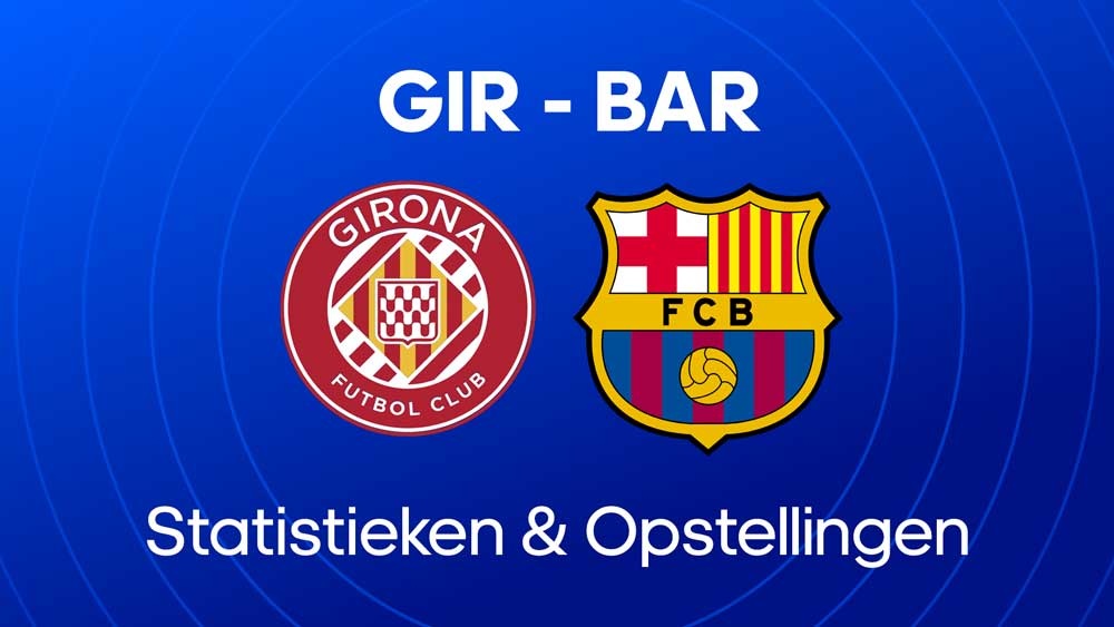 girona fc fc barcelona opstellingen statistieken