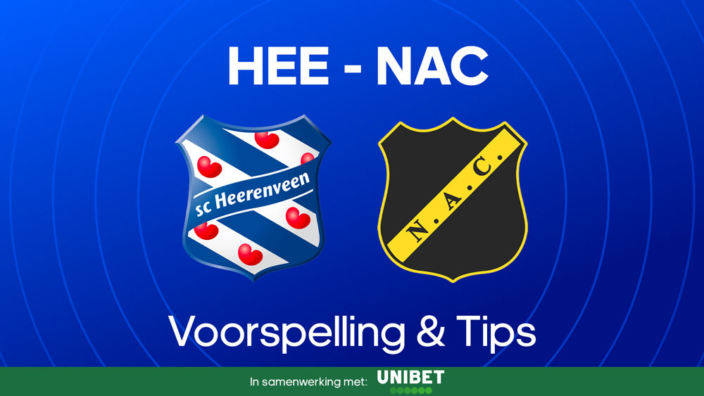 heerenveen nac voorspelling opstellingen tips