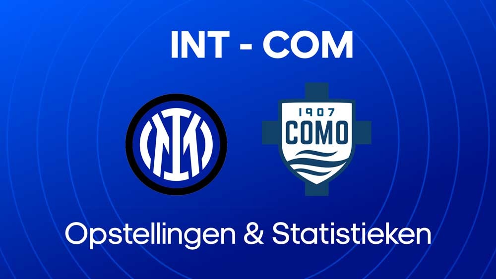 inter como opstellingen statistieken