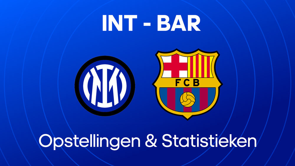 inter fc barcelona opstellingen statistieken