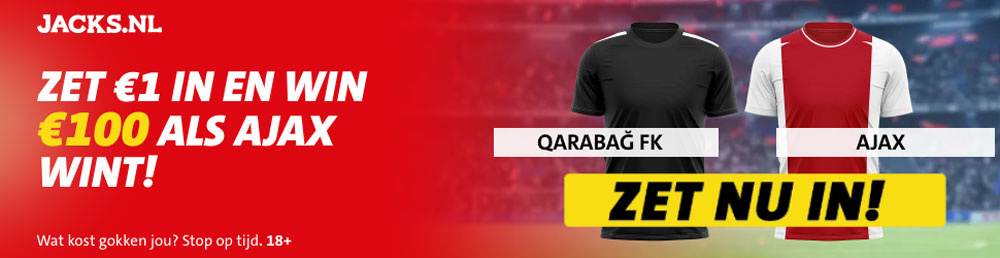 jacks qarabag ajax voorspelling 100x inzet