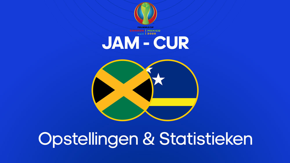 jamaica curacao opstellingen statistieken