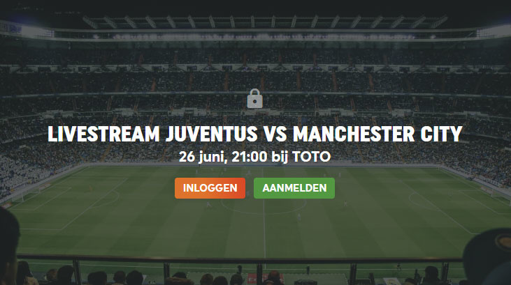 juventus manchester city live stream kijken