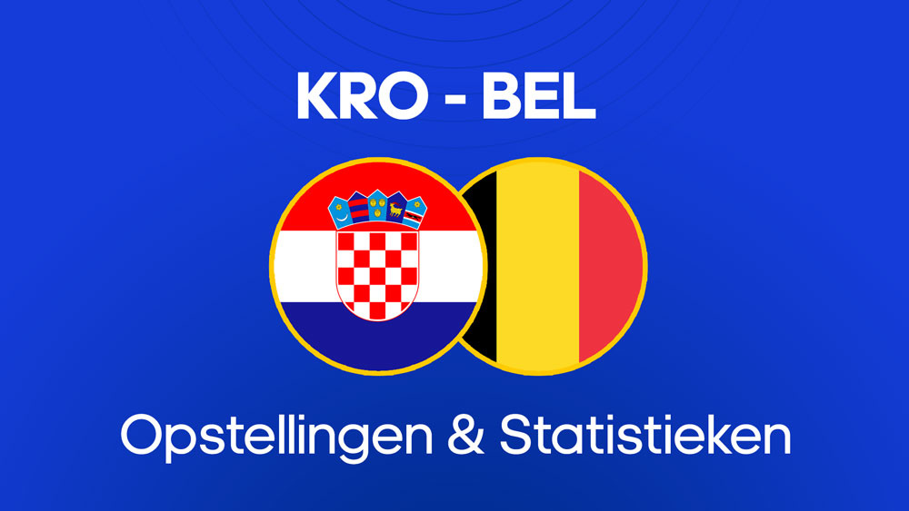 kroatisch voetbalelftal belgisch voetbalelftal opstellingen statistieken