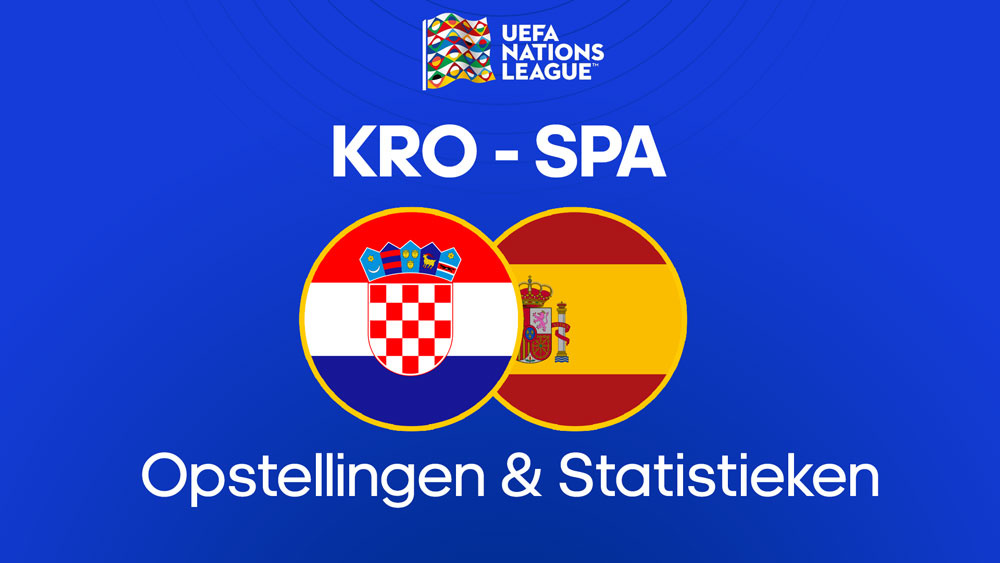 kroatisch voetbalelftal spaans voetbalelftal opstellingen statistieken