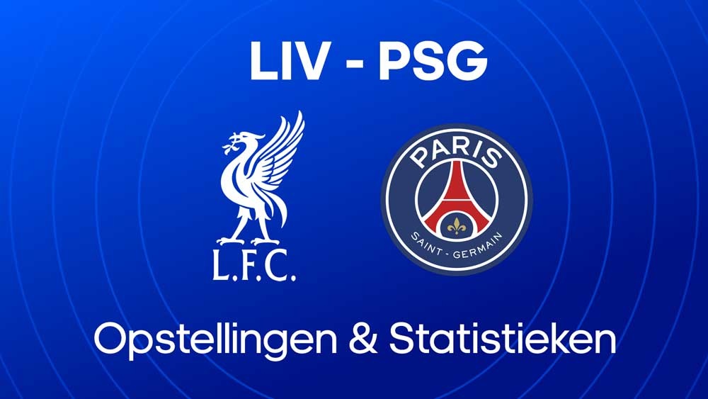 liverpool fc psg opstellingen statistieken