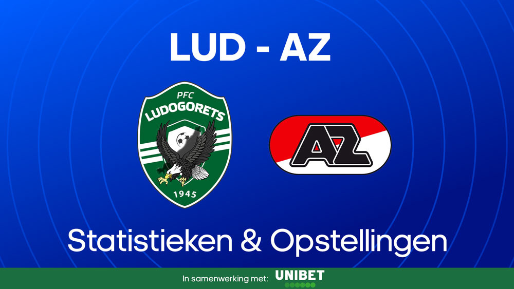 ludogorets az alkmaar statistieken opstellingen