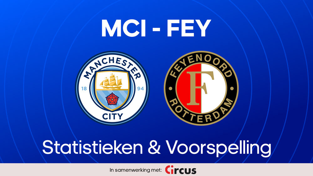 manchester city feyenoord statistieken opstellingen