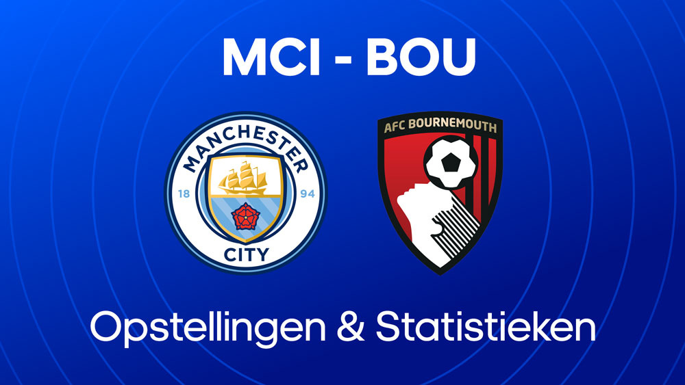 manchester city afc bournemouth opstellingen tijdlijn