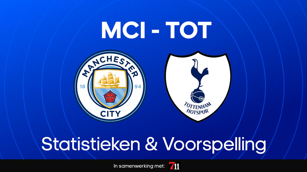 manchester city tottenham statistieken voorspelling