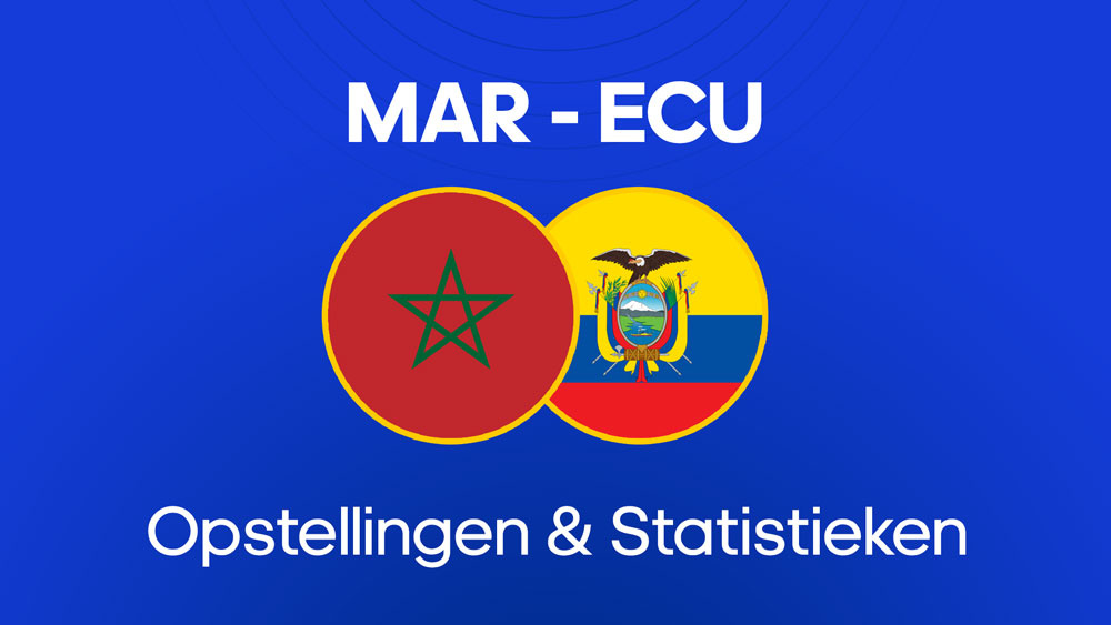 marokkaans voetbalelftal ecuadoraans voetbalelftal opstellingen statistieken