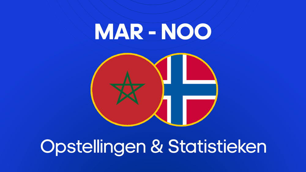 marokkaans voetbalelftal noors voetbalelftal opstellingen statistieken