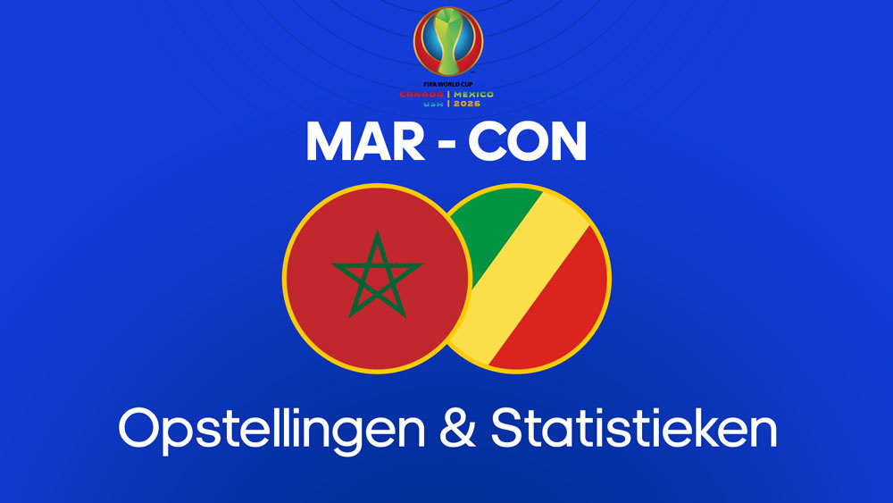 marokko congo opstellingen statistieken