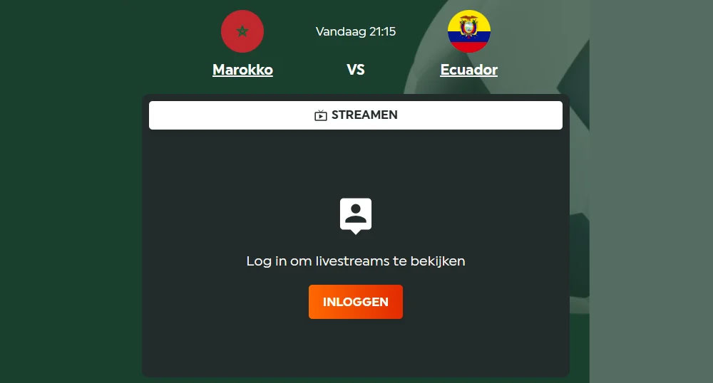 toto marokko ecuador live stream