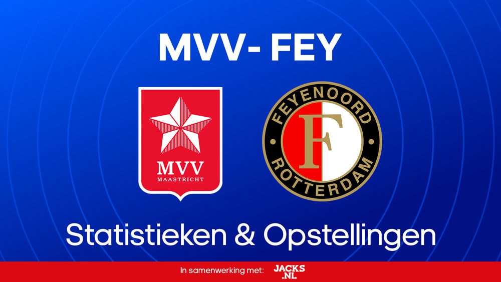mvv feyenoord opstellingen statistieken