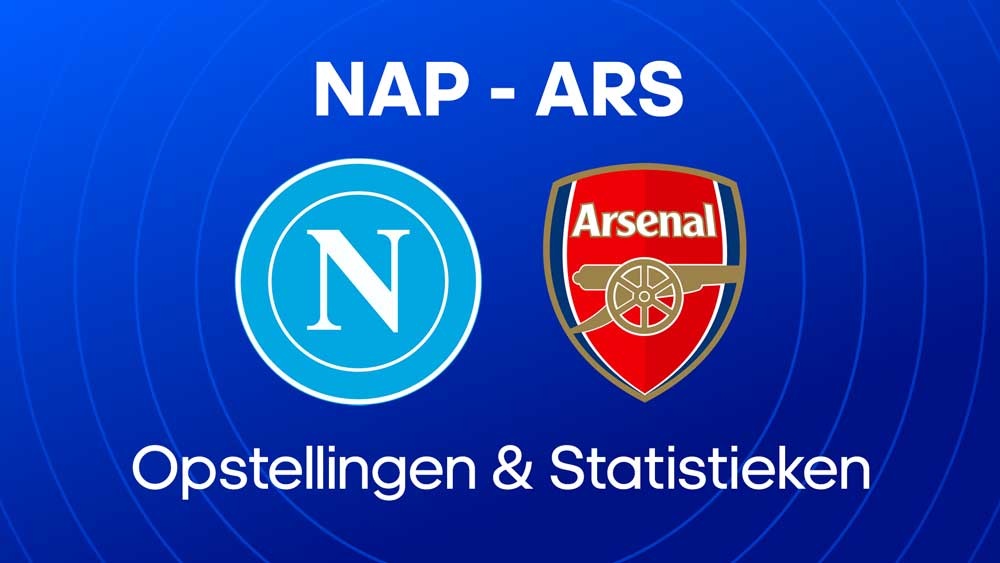 napoli arsenal opstellingen statistieken wedstrijden