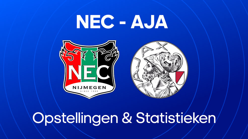 nec ajax opstellingen statistieken