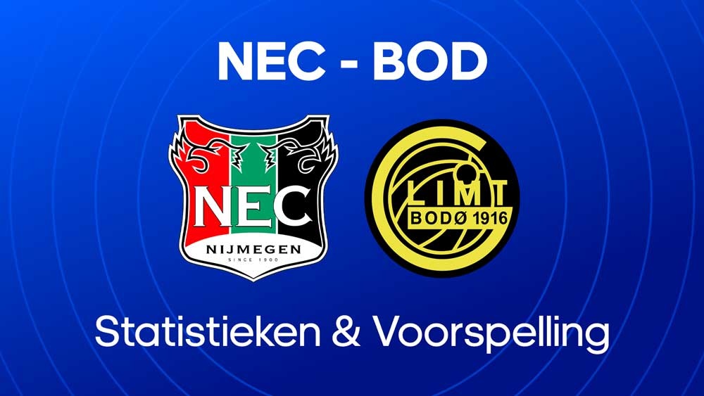 nec bodo glimt statistieken voorspelling