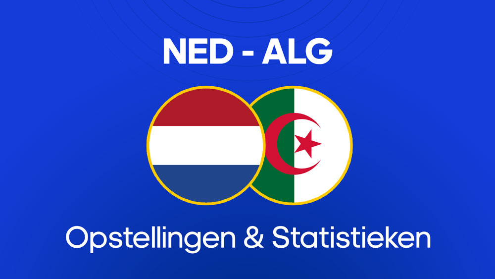 nederlands elftal algerijns voetbalelftal opstellingen statistieken