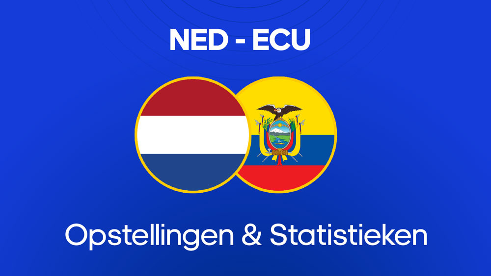 nederlands elftal ecuadoraans voetbalelftal opstellingen statistieken
