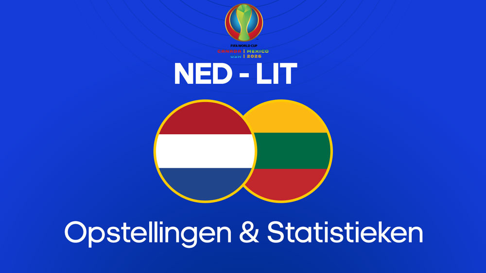 nederlands elftal litouws voetbalelftal opstellingen statistieken