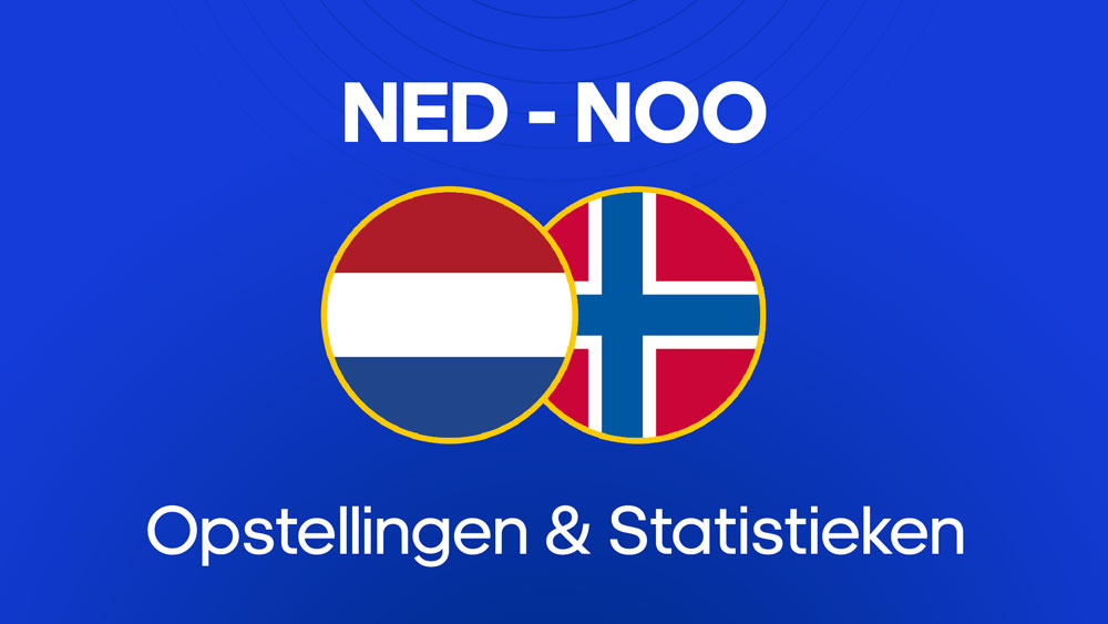 nederlands elftal noors voetbalelftal opstellingen statistieken