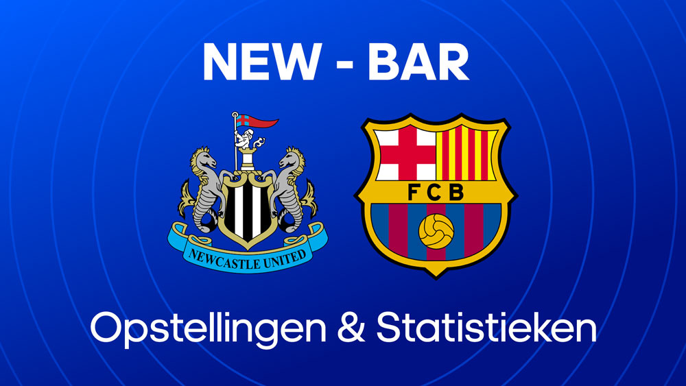 newcastle united fc barcelona opstellingen statistieken