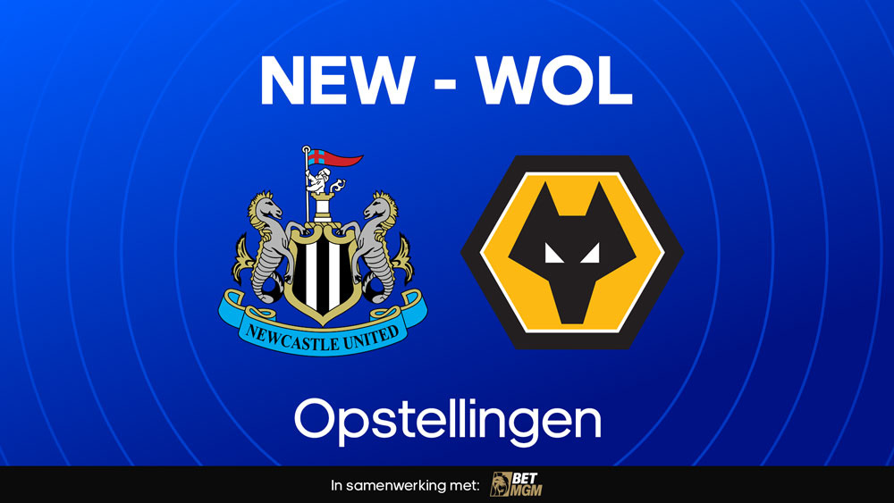 newcastle united wolverhampton wanderers fc opstellingen